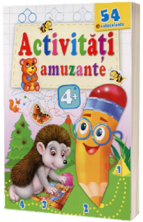 Activitati amuzante. 54 autocolante. 4 ani