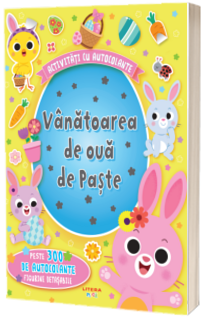 Activitati cu autocolante. Vanatoarea de oua de Paste