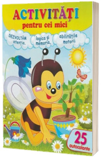 Activitati pentru cei mici, albinuta. 25 autocolante