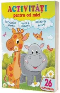 Activitati pentru cei mici, girafa. 26 autocolante