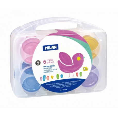 Acuarele 6 culori Finger Milan