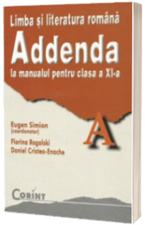 Addenda la manualul pentru clasa a XI-a