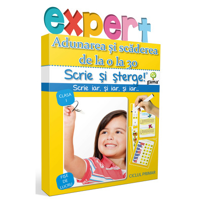 Adunarea si scaderea de la 0 la 30 (Scrie si sterge!)