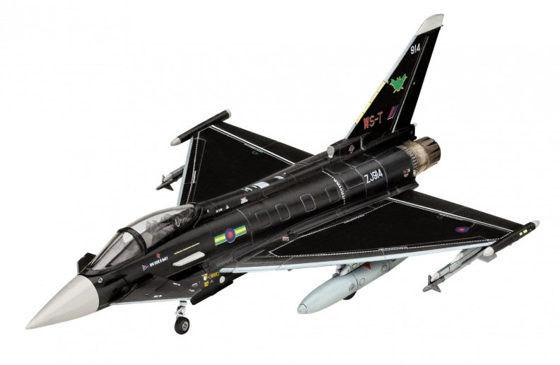 Aeromodel de construit, Revell, Eurofighter Typhoon RAF, 63 piese