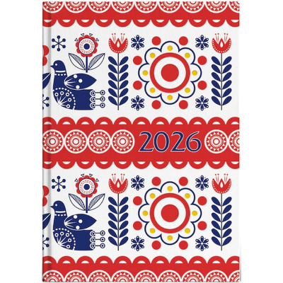 Agenda A5 datata 272 pag model Traditii 2026