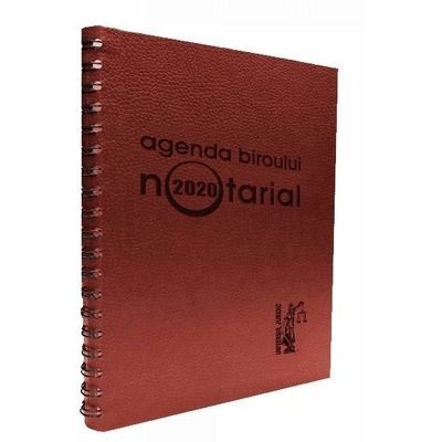 Agenda biroului notarial 2020, Editie spiralata