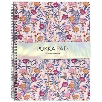 Agenda cu spirala Pukka Pad Bloom, format A4+, cream