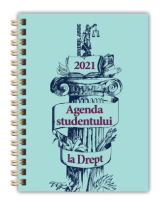 Agenda studentului la drept 2021 (bleu)