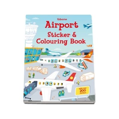 Airport sticker and colouring book