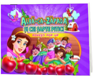 Alba-ca-zapada si cei sapte pitici - Povesti pop-up