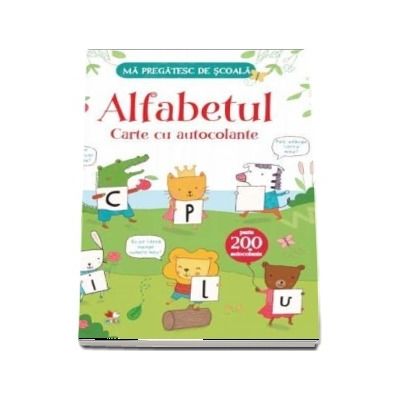 Alfabetul, carte cu autocolante