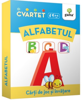 Alfabetul - Carti de joc si invatare (Colectia Cvartet 4-6 ani)