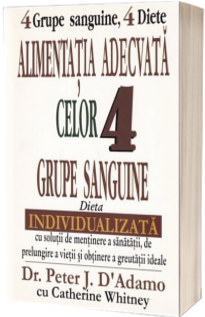 Alimentatia adecvata a celor patru grupe sanguine