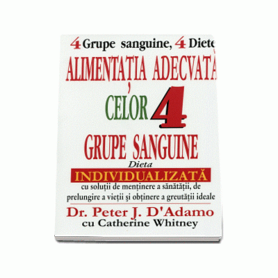 Alimentatia adecvata a celor patru grupe sanguine - Dieta individualizata
