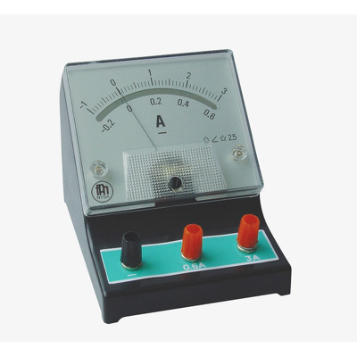 Ampermetru analog pentru elevi cu doua domenii de masurare