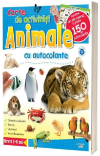 Animale. Carte de activitati cu autocolante