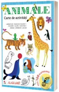 Animale. Carte de activitati. Peste 100 de autocolante!