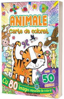 Animale - carte de colorat