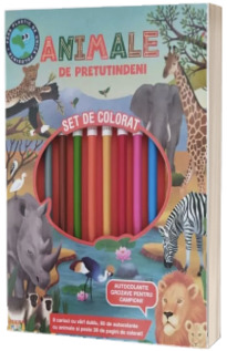 Animale de pretutindeni. Set de colorat