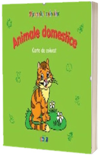 Animale domestice, carte de colorat