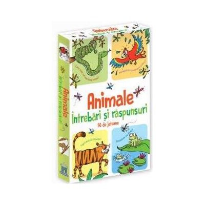 Animale - Intrebari si raspunsuri - 50 de Jetoane cu peste 500 de intrebari