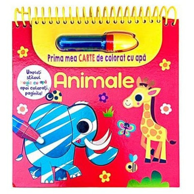 Animale. Prima mea carte de colorat cu apa