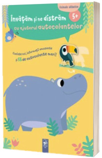 Animale salbatice. Invatam si ne distram cu ajutorul autocolantelor