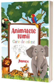 Animalele lumii. Carte de colorat