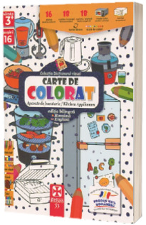 Aparate de bucatarie, carte de colorat