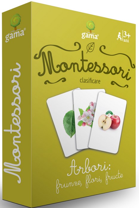 Arbori: frunze, flori, fructe - Montessori asocieri