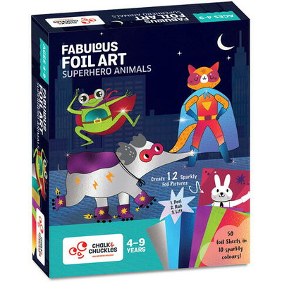 Arta cu folii de transfer - Supereroi