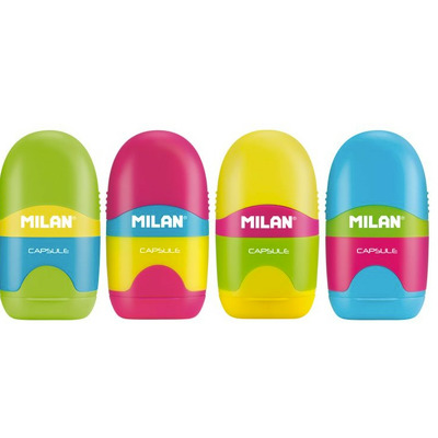 Ascutitoare cu radiera CAPSULE MIX