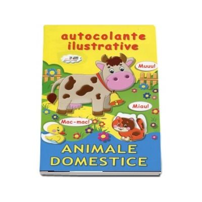 Autocolante ilustrative. Animale domestice