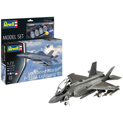 Avion Revell Model Set Lockheed Martin F-35A Lightning Ii Scara 1:72