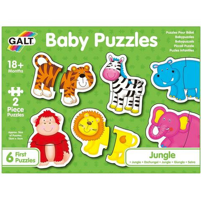 Baby Puzzle: Animale din jungla (2 piese)