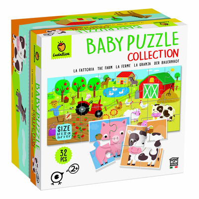 Baby Puzzle - Ferma, Ludattica, 2 ani +, 32 piese