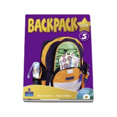 Backpack Gold 5 Students Book - CD-ROM Included (Mario Herrera)