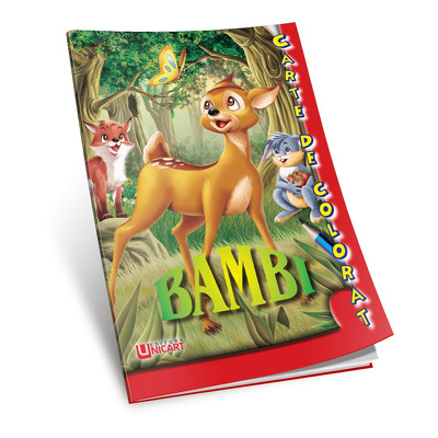 Bambi. Carte de colorat