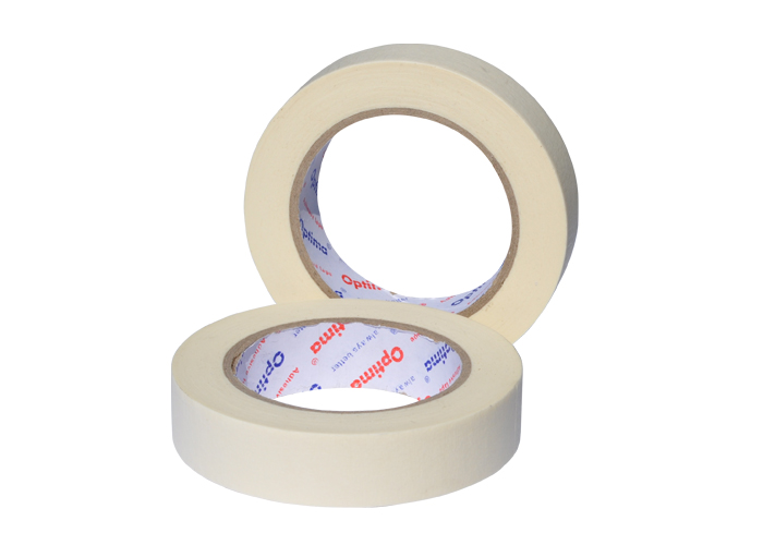 Banda adeziva din hartie 19mm x 50 m, 135 microni, Optima Banda adeziva din hartie 19mm x 50 m, 135 microni, Optima