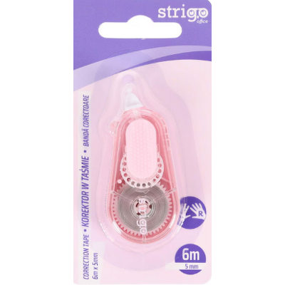 Banda corectoare Strigo, 5mm x 6m, corp roz