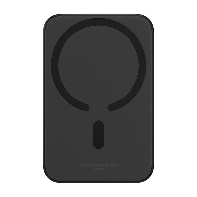 Baterie externa Mini Air 6000mAh - incarcare MagSafe, 20W, cablu type-C 30cm - negru