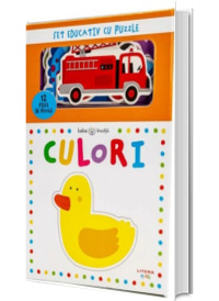 Bebe invata. Culori. Set educativ cu puzzle