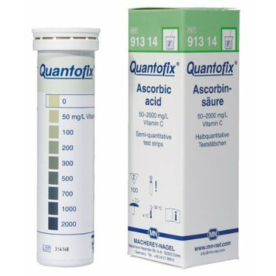 Benzi de testare Quantofix. Determinarea Acidului ascorbic, Vitamica C