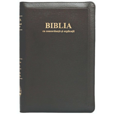Biblia cu concordanta si explicatii (cu fermoar)