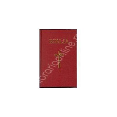 Biblia cu coperta cartonata pe culoarea neagra, aurita (50828)