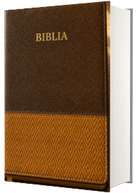 Biblia mica, 053, maro, embosat, margini aurii, repertoar