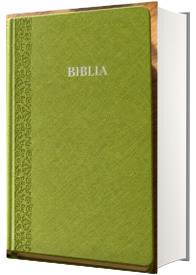 Biblia mica, 053, verde, embosat, margini aurii, repertoar