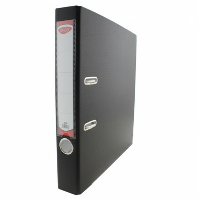 Biblioraft plastifiat 50 mm Daco negru