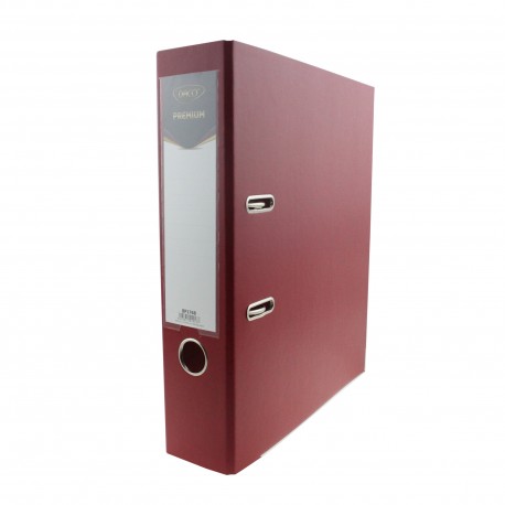 Biblioraft plastifiat 50mm Premium Daco bordo