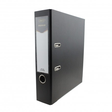 Biblioraft plastifiat 50mm Premium Daco negru
